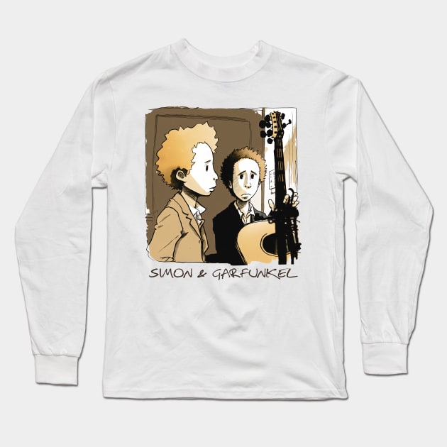 •• Simon & Garfunkel Fan Art •• Long Sleeve T-Shirt by unknown_pleasures